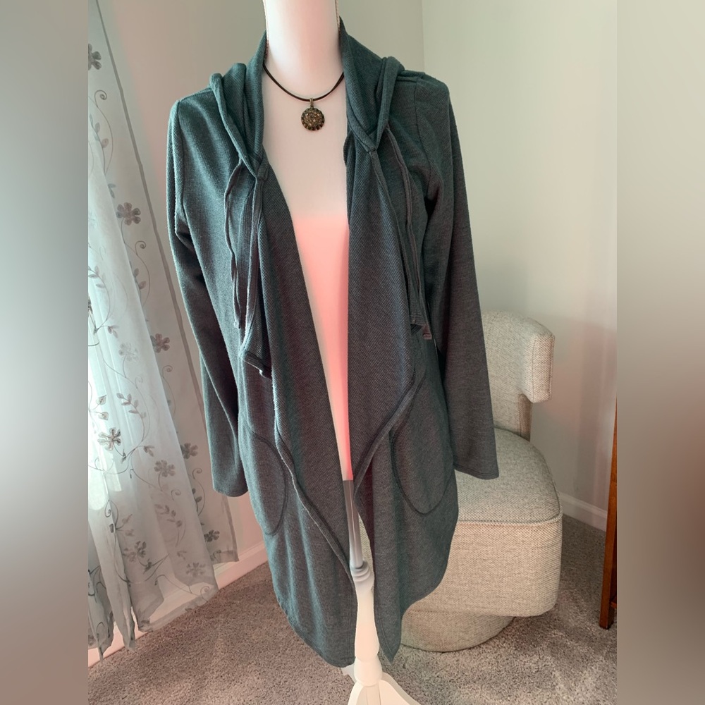 LOGO by Lori Goldstein Teal Knit Top